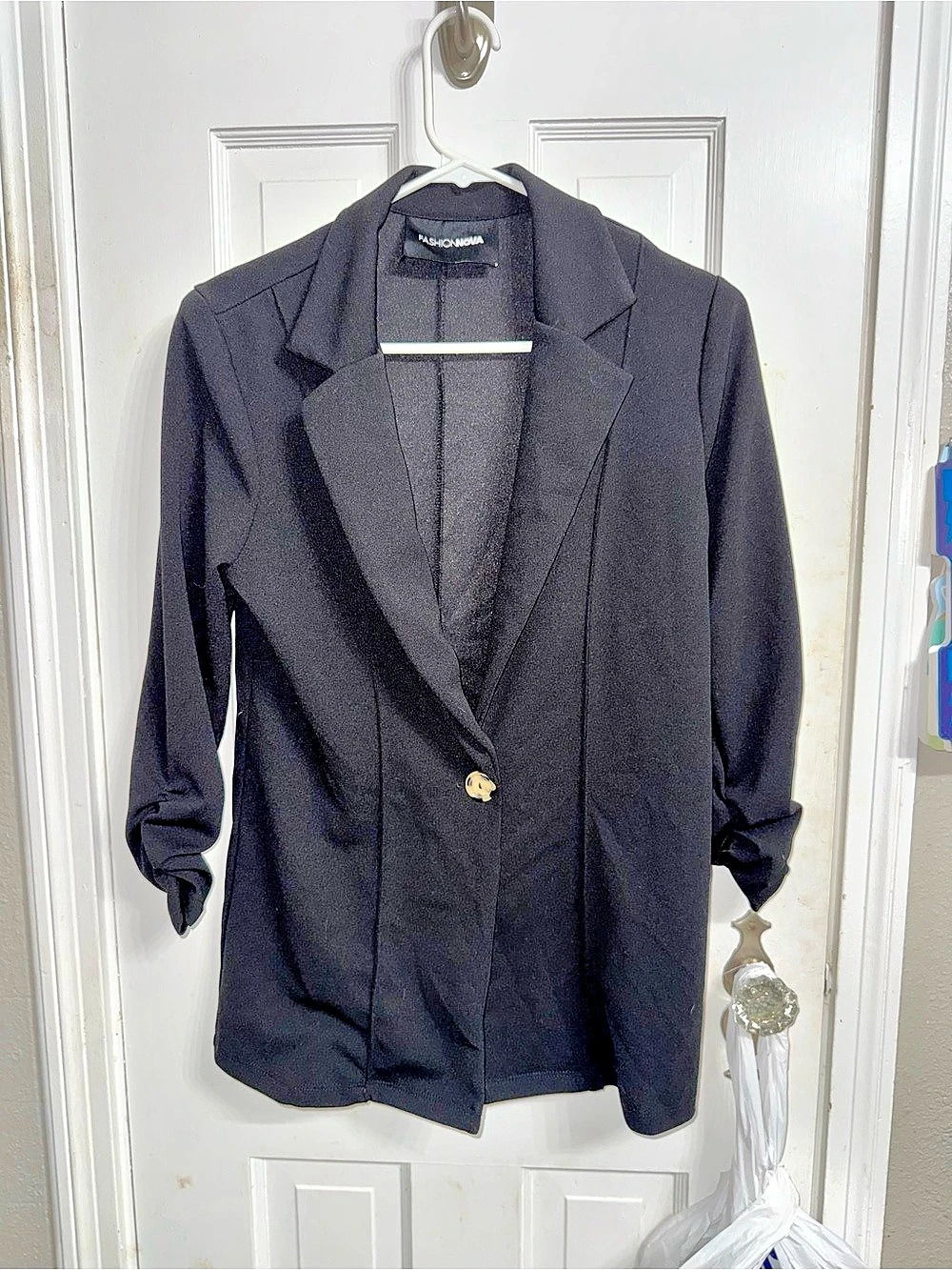 Fashion Nova Black Blazer Size XS